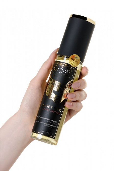 Растительное массажное масло Orgie Tantric Divine Nectar - 200 мл. - ORGIE - купить с доставкой в Южно-Сахалинске