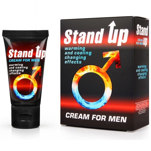 Возбуждающий крем для мужчин Stand Up - 25 гр. - Биоритм - купить с доставкой в Южно-Сахалинске