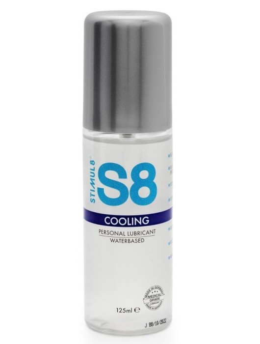 Охлаждающий лубрикант на водной основе S8 Cooling Lube - 125 мл. - Stimul8 - купить с доставкой в Южно-Сахалинске