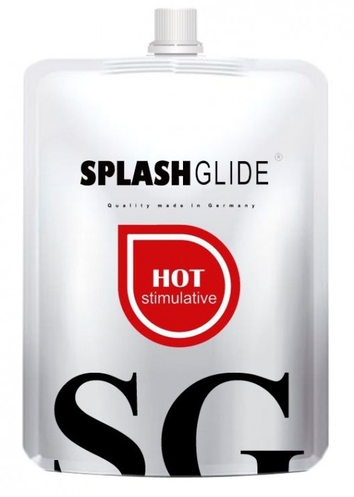 Возбуждающий лубрикант на водной основе Splashglide Hot Stimulative - 100 мл. - Splashglide - купить с доставкой в Южно-Сахалинске