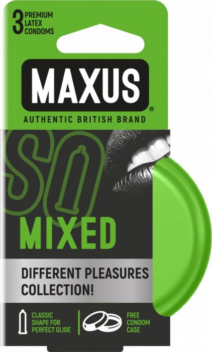 Презервативы в железном кейсе MAXUS Mixed - 3 шт. - Maxus - купить с доставкой в Южно-Сахалинске