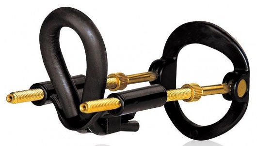 Черный экстендер-растяжитель пениса - Sex Expert - в Южно-Сахалинске купить с доставкой