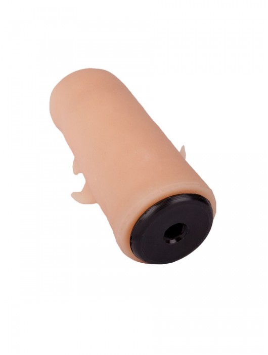 Черный пояс-трусики с двумя насадками  Экзотик-Sara  - 16,5 и 11 см. - LOVETOY (А-Полимер) - купить с доставкой в Южно-Сахалинске