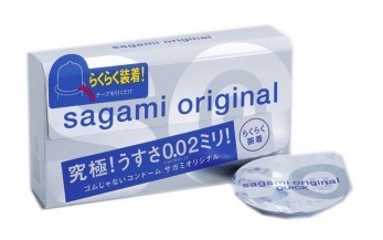 Ультратонкие презервативы Sagami Original QUICK - 6 шт. - Sagami - купить с доставкой в Южно-Сахалинске
