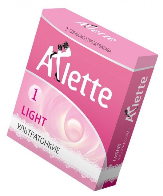 Ультратонкие презервативы Arlette Light - 3 шт. - Arlette - купить с доставкой в Южно-Сахалинске