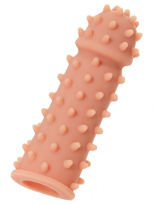 Телесная реалистичная насадка KOKOS Extreme Sleeve 03 с дополнительной стимуляцией - 12,7 см. - KOKOS - в Южно-Сахалинске купить с доставкой