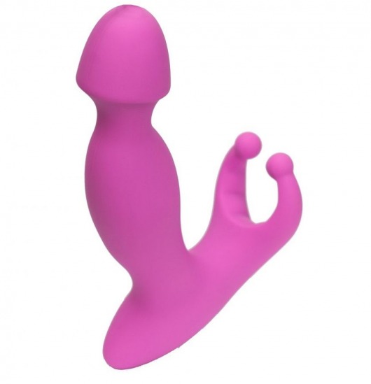 Розовый стимулятор простаты с усиками - 15 см. - 4sexdreaM - в Южно-Сахалинске купить с доставкой