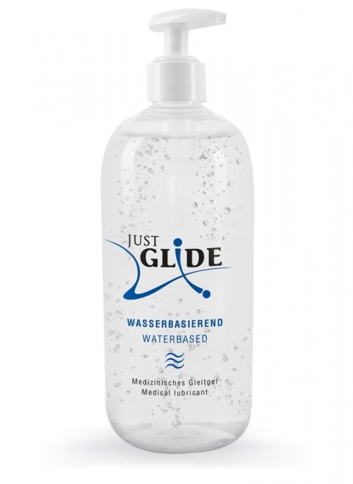 Гель-смазка на водной основе Just Glide с дозатором - 500 мл. - Orion - купить с доставкой в Южно-Сахалинске