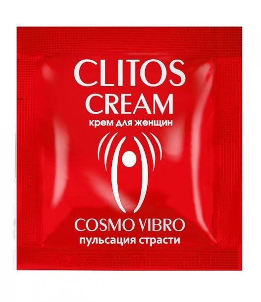 Пробник возбуждающего крема для женщин Clitos Cream - 1,5 гр. - Биоритм - купить с доставкой в Южно-Сахалинске