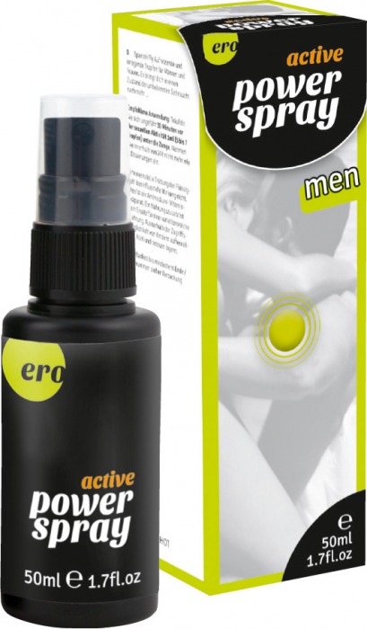 Стимулирующий спрей для мужчин Active Power Spray - 50 мл. - Ero - купить с доставкой в Южно-Сахалинске