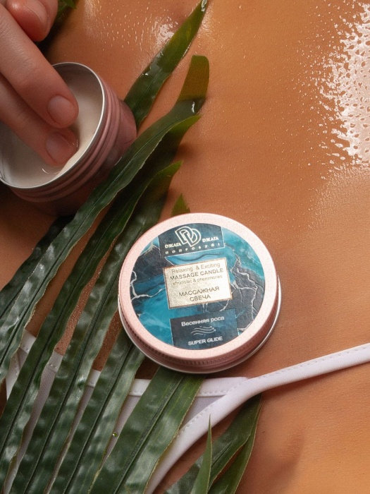 Массажная свеча  Весенняя роса - БиоМед - купить с доставкой в Южно-Сахалинске