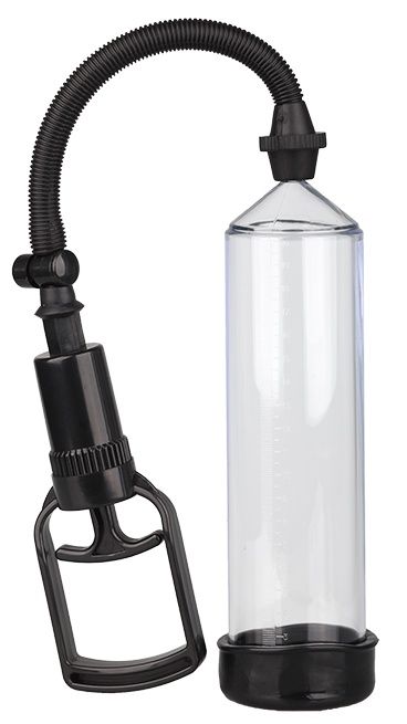 Прозрачная вакуумная помпа TRIGGER HANDLE PENIS PUMP - Dream Toys - в Южно-Сахалинске купить с доставкой