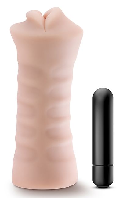 Телесный мастурбатор-ротик Angie - Blush Novelties - в Южно-Сахалинске купить с доставкой