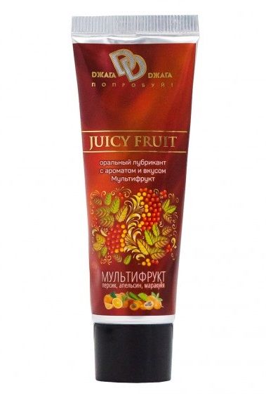 Интимный съедобный лубрикант JUICY FRUIT с ароматом фруктов - 30 мл. - БиоМед - купить с доставкой в Южно-Сахалинске