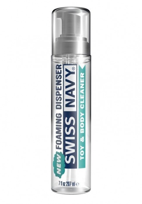Очищающая пенка для игрушек и тела Swiss Navy Toy   Body Cleaner Foamer - 207 мл. - Swiss navy - купить с доставкой в Южно-Сахалинске