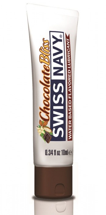 Лубрикант с ароматом шоколада Swiss Navy Chocolate Bliss Lube - 10 мл. - Swiss navy - купить с доставкой в Южно-Сахалинске