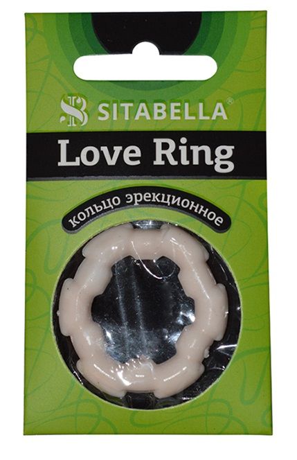 Фигурное эрекционное кольцо из киберкожи - Sitabella - в Южно-Сахалинске купить с доставкой