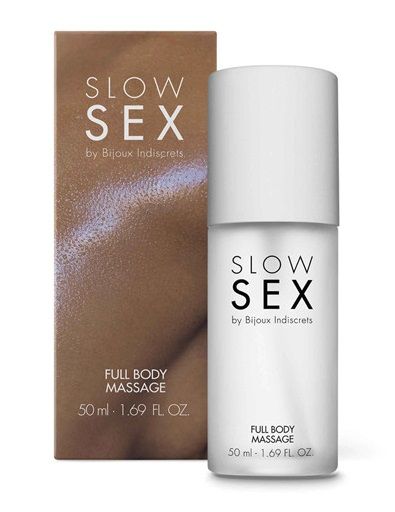 Массажный гель Slow Sex Full Body Massage - 50 мл. - Bijoux Indiscrets - купить с доставкой в Южно-Сахалинске