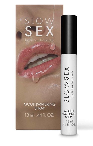 Спрей для усиления слюноотделения Slow Sex Mouthwatering Spray - 13 мл. - Bijoux Indiscrets - купить с доставкой в Южно-Сахалинске