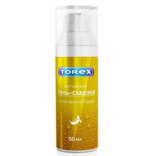 Гель-смазка на водной основе Torex  Тропический банан  - 50 мл. - Torex - купить с доставкой в Южно-Сахалинске