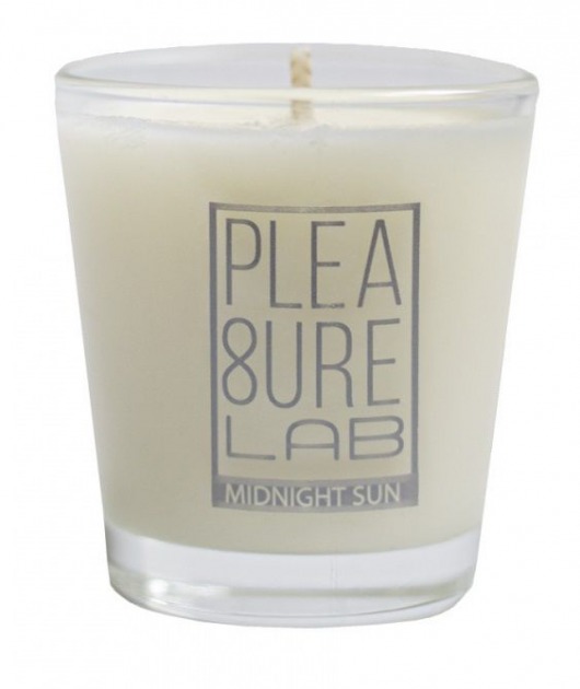 Массажная свеча Midnight Sun с ароматом инжира - 50 мл. - Pleasure Lab - купить с доставкой в Южно-Сахалинске