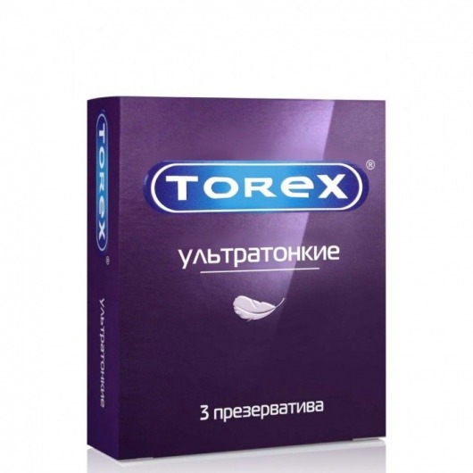 Презервативы Torex  Ультратонкие  - 3 шт. - Torex - купить с доставкой в Южно-Сахалинске