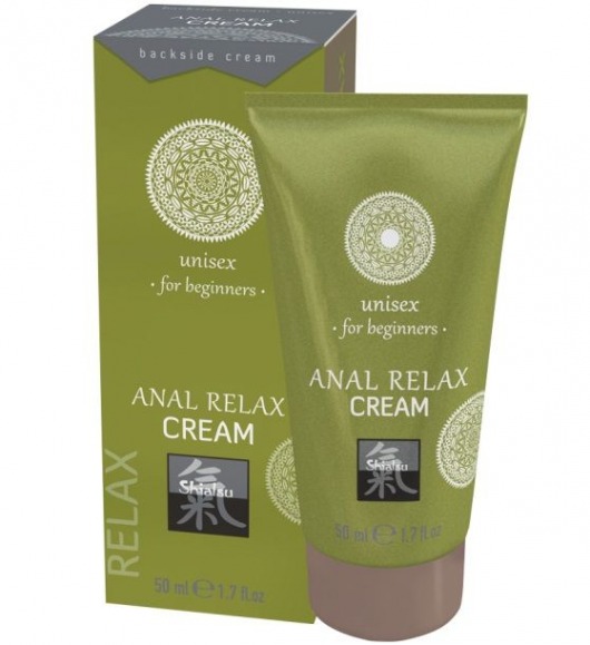 Анальный крем Anal Relax Cream - 50 мл. - Shiatsu - купить с доставкой в Южно-Сахалинске