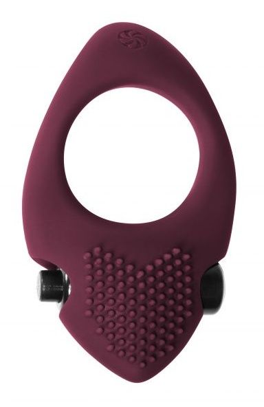 Бордовое эрекционное виброкольцо Pure Passion Sunset - Lola Games - в Южно-Сахалинске купить с доставкой