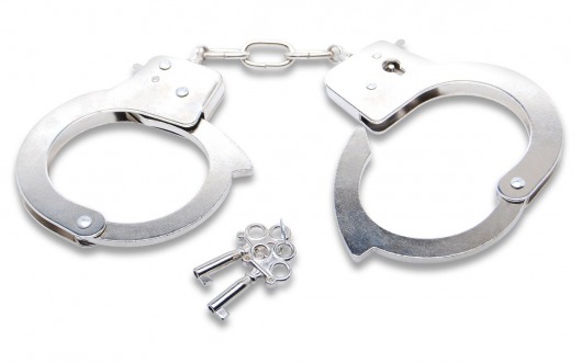 Наручники с ключами Official Handcuffs - Pipedream - купить с доставкой в Южно-Сахалинске
