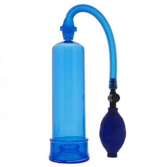 Синяя вакуумная помпа MENZSTUFF PENIS ENLARGER - Dream Toys - в Южно-Сахалинске купить с доставкой