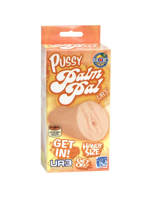 Мастурбатор-вагина Palm Pal Natural ULTRASKYN Masturbator Pussy - Doc Johnson - в Южно-Сахалинске купить с доставкой