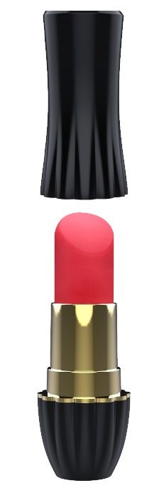 Клиторальный стимулятор-помада LIPSTICK - 9,3 см. - Dream Toys - купить с доставкой в Южно-Сахалинске