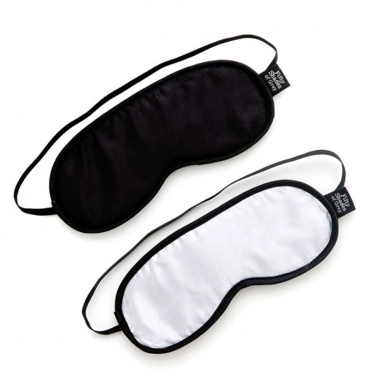 Набор из двух масок на глаза Soft Blindfold Twin Pack - Fifty Shades of Grey - купить с доставкой в Южно-Сахалинске