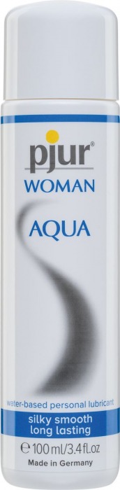 Лубрикант на водной основе pjur WOMAN Aqua - 100 мл. - Pjur - купить с доставкой в Южно-Сахалинске