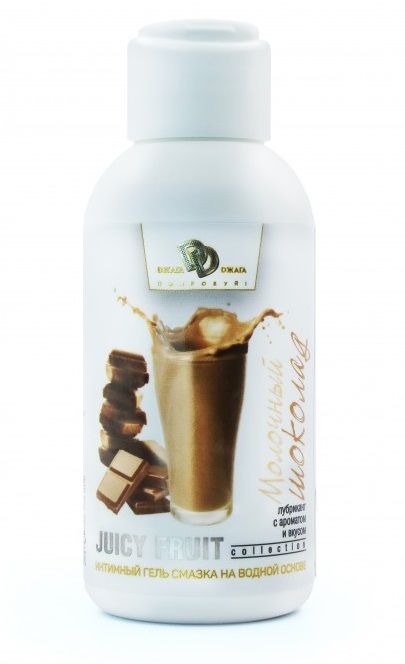 Интимный гель-смазка JUICY FRUIT с ароматом молочного шоколада - 100 мл. - БиоМед - купить с доставкой в Южно-Сахалинске