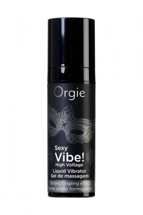 Гель для массажа ORGIE Sexy Vibe High Voltage с эффектом вибрации - 15 мл. - ORGIE - купить с доставкой в Южно-Сахалинске