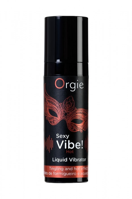 Разогревающий гель для массажа ORGIE Sexy Vibe Hot с эффектом вибрации - 15 мл. - ORGIE - купить с доставкой в Южно-Сахалинске