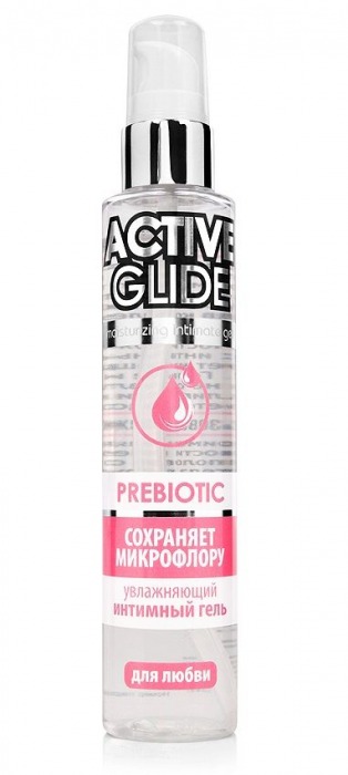 Увлажняющий интимный гель Active Glide Prebiotic - 100 гр. - Биоритм - купить с доставкой в Южно-Сахалинске