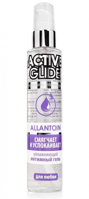 Увлажняющий интимный гель Active Glide Allantoin - 100 гр. - Биоритм - купить с доставкой в Южно-Сахалинске