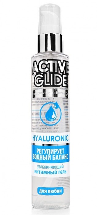 Увлажняющий интимный гель Active Glide Hyaluronic - 100 гр. - Биоритм - купить с доставкой в Южно-Сахалинске