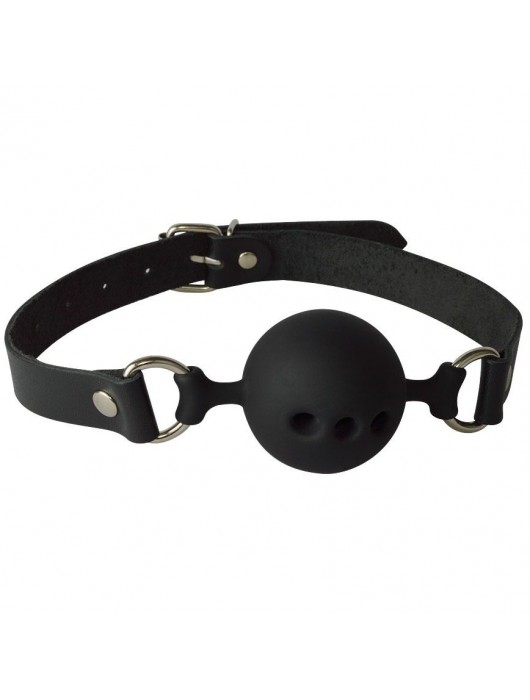 Силиконовый кляп-шар с отверстиями для дыхания - Sitabella - купить с доставкой в Южно-Сахалинске