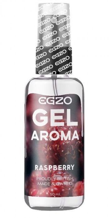 Интимный лубрикант EGZO AROMA с ароматом малины - 50 мл. - EGZO - купить с доставкой в Южно-Сахалинске
