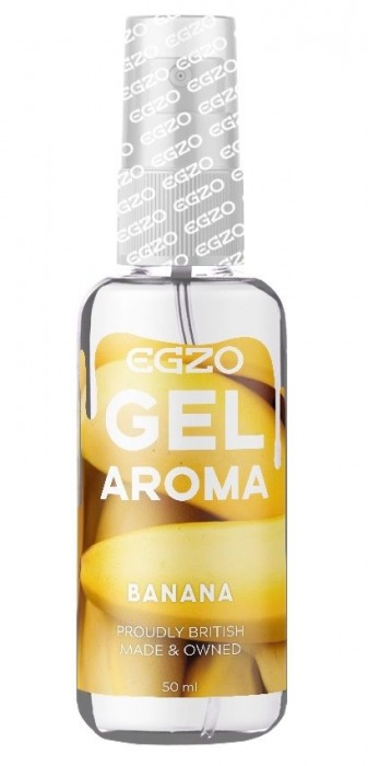 Интимный лубрикант EGZO AROMA с ароматом банана - 50 мл. - EGZO - купить с доставкой в Южно-Сахалинске