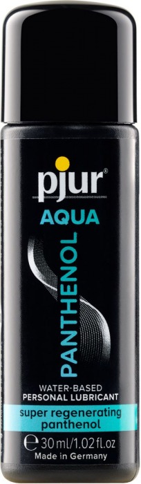 Лубрикант на водной основе с пантенолом pjur AQUA Panthenol - 30 мл. - Pjur - купить с доставкой в Южно-Сахалинске