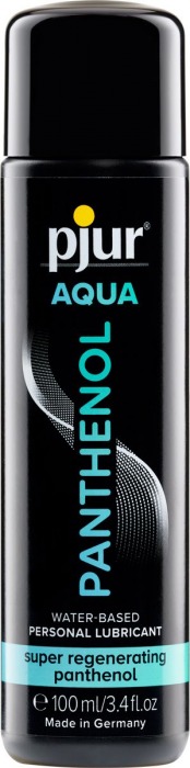 Лубрикант на водной основе с пантенолом pjur AQUA Panthenol - 100 мл. - Pjur - купить с доставкой в Южно-Сахалинске