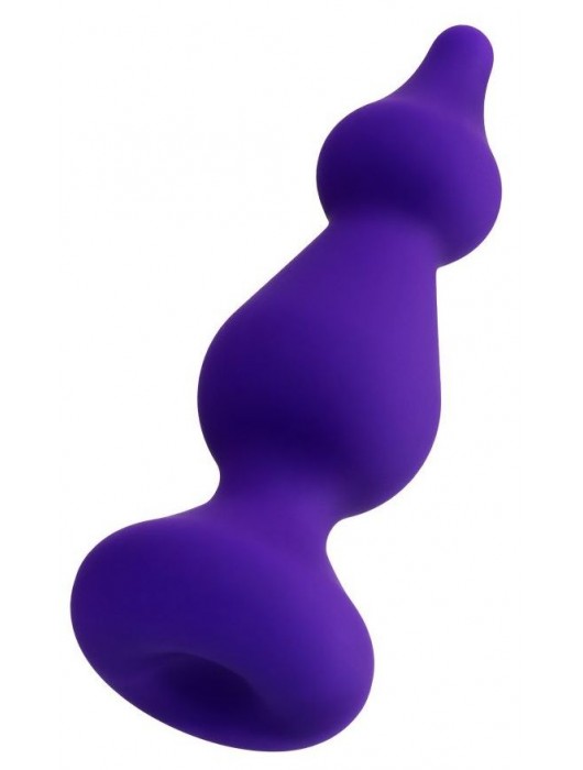 Фиолетовая анальная втулка Sholt - 10 см. - ToyFa