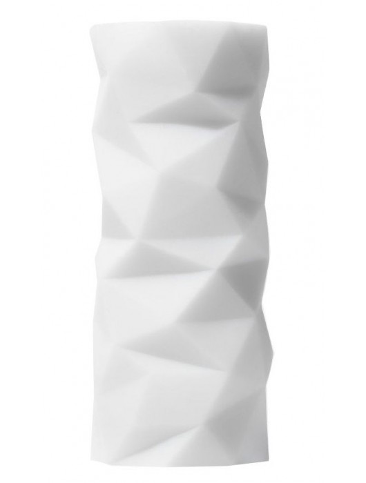 Белый 3D мастурбатор POLYGON - Tenga - в Южно-Сахалинске купить с доставкой