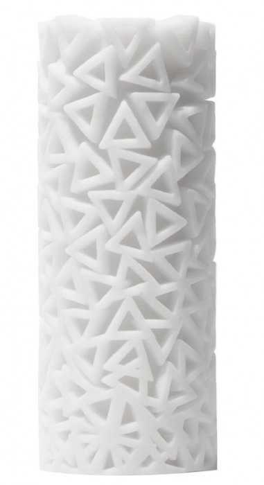 Белый 3D мастурбатор PILE - Tenga - в Южно-Сахалинске купить с доставкой