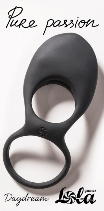 Черное эрекционное виброкольцо Daydream - Lola Games - в Южно-Сахалинске купить с доставкой
