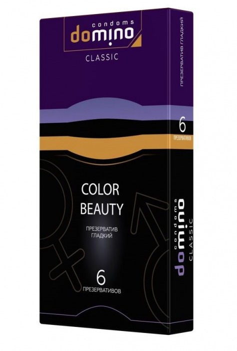 Разноцветные презервативы DOMINO Colour Beauty - 6 шт. - Domino - купить с доставкой в Южно-Сахалинске